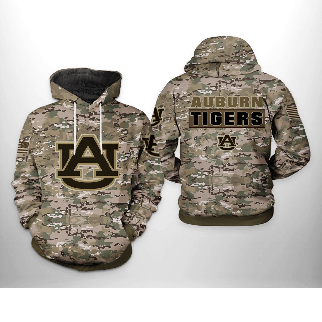Auburn Tigers Camo Hoodie - Unleash The Spirit